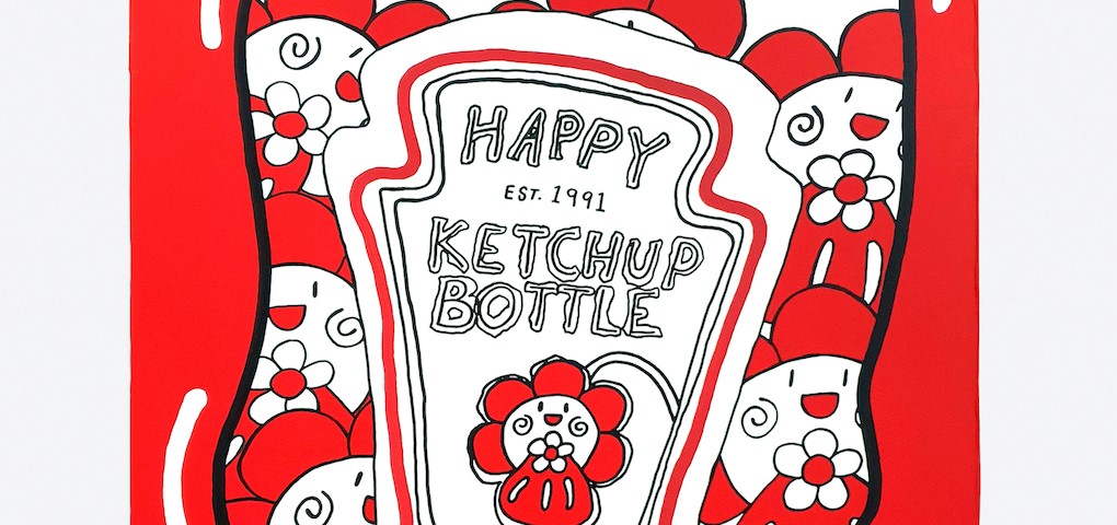 Verket Happy ketchup beskuret