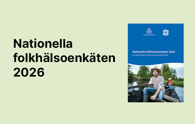 Nationella folkhälsoenkäten 2026 och en bild på framsidan av enkäten 