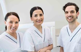 Tandsköterska, tandhygienist och tandläkare