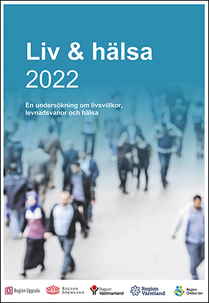 Bild på omslaget på undersökningen Liv & hälsa 2022