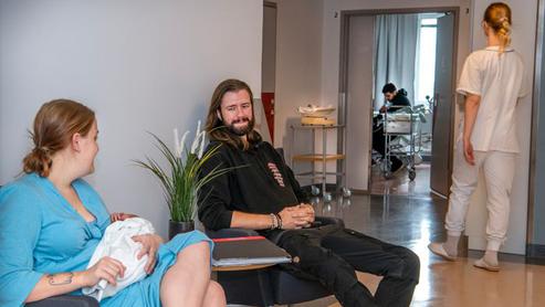 Korridor på neonatalavd 35