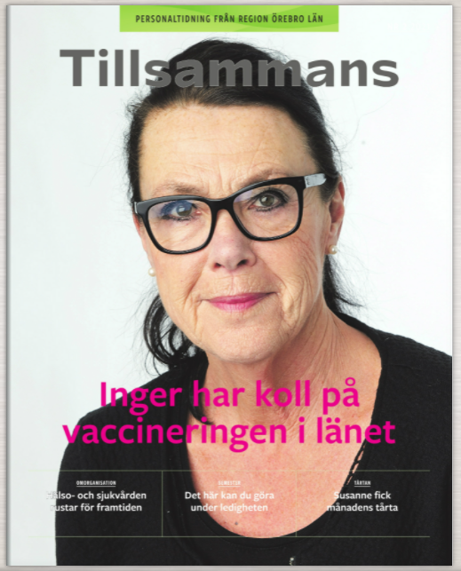 Framsida av senaste numret av Tillsammans
