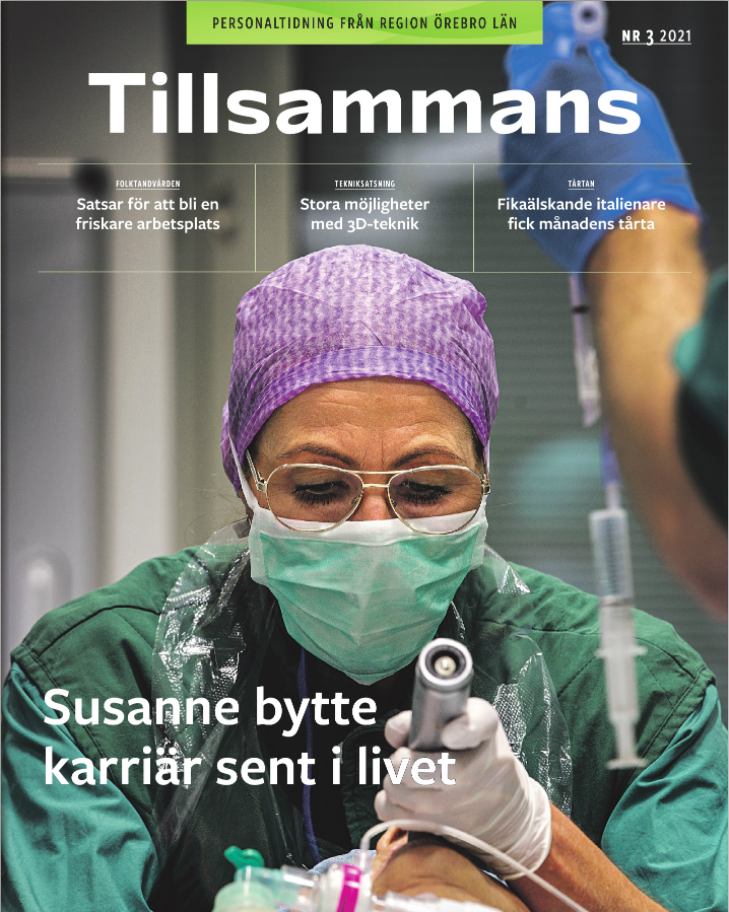 Framsida av senaste numret av Tillsammans