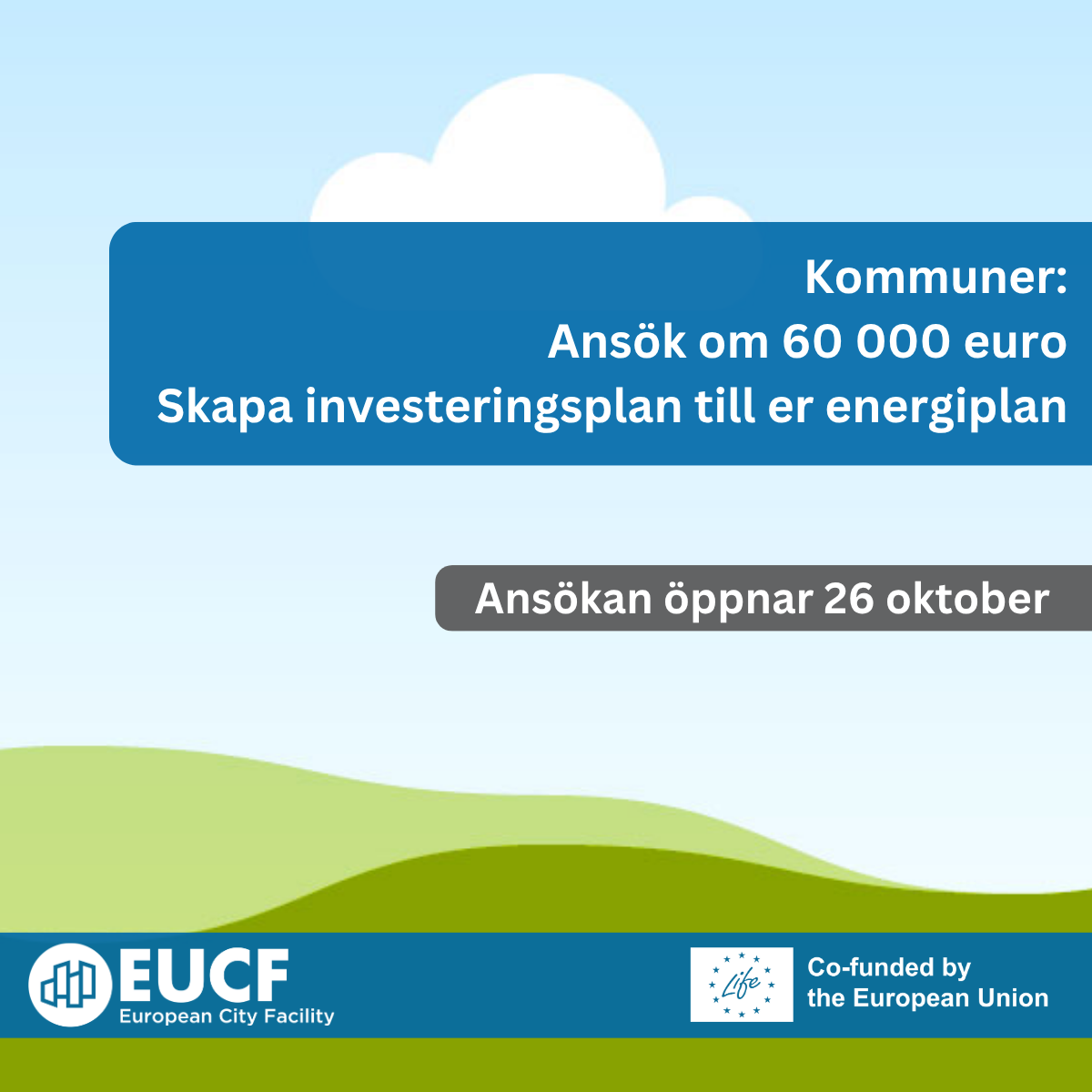 Kommuner ansök om 60 000 euro - illustration