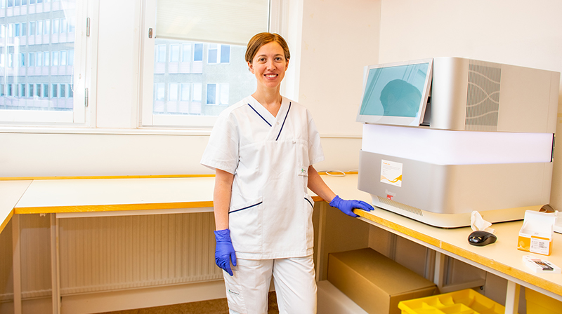 bild på Bianca Stenmark, Head of Facility för Clinical Genomics Örebro